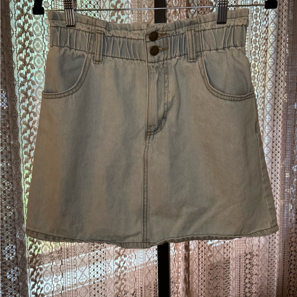 Light Denim Skirt